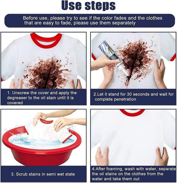 100ml Useful Stain Cleaning Agent Effective Natural Stain Removal Agent