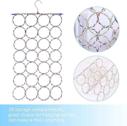 28 Holes Scarf Hanger / Tie Hanger