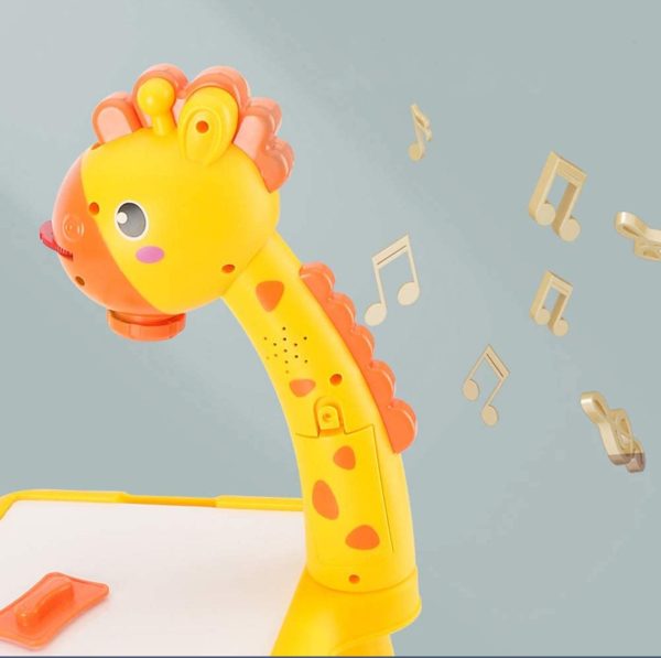 Giraffe Small Size Art Drawing Board Leds Projector Light Toy