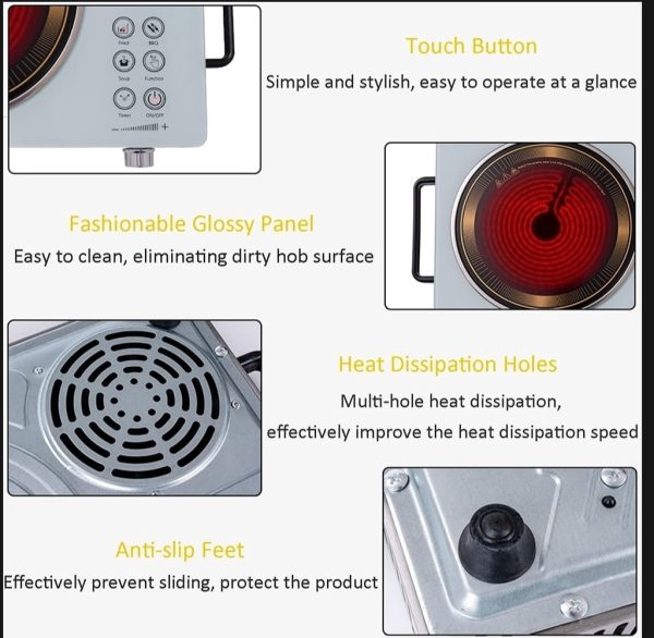 RAF 3500W Multifunctional Electric Stove ( IMPORTED )