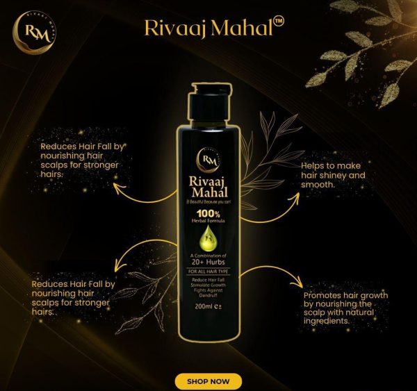 Rivaj Mahal Herbal Hair Oil (200ml)