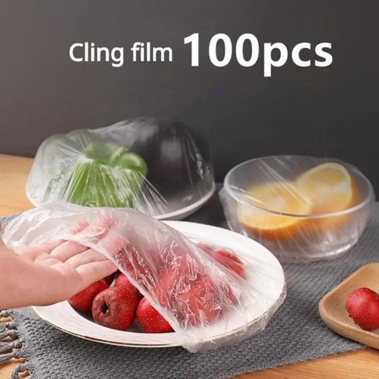 100pc Disposable Cling Film Cover Household Refrigerator