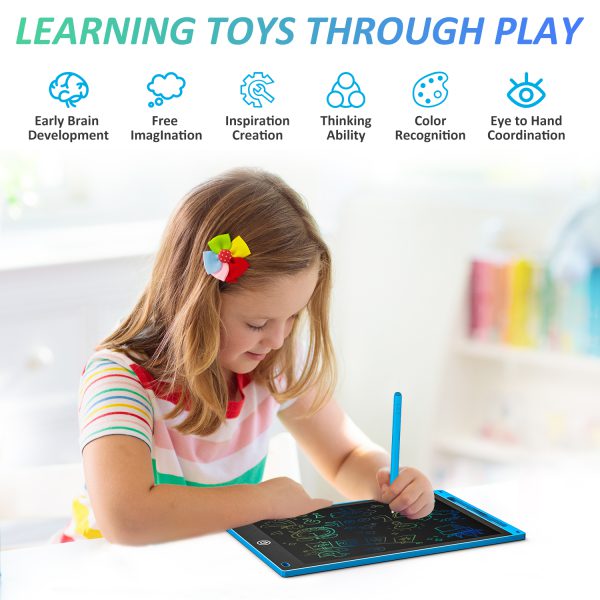 Lcd Writing Tablet 10.5″ Inch Multicolor Electronic