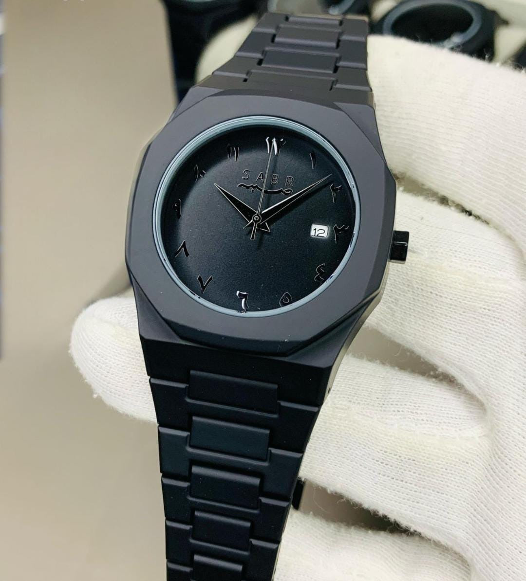 Full Black Aura Quartz Analog Watch – Men & Boys