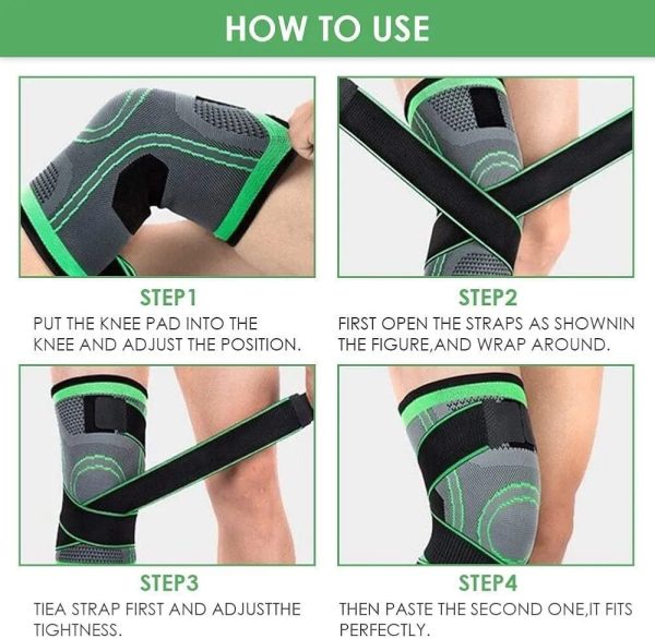 Adjustable 3D Knee Support Band