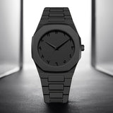 Full Black Aura Quartz Analog Watch β Men & Boys