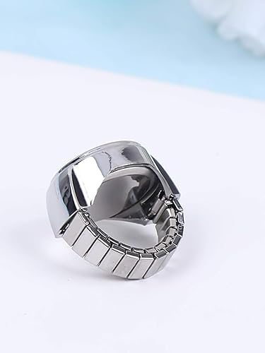Ring Watch - Nickel Coated | Adjustable Size