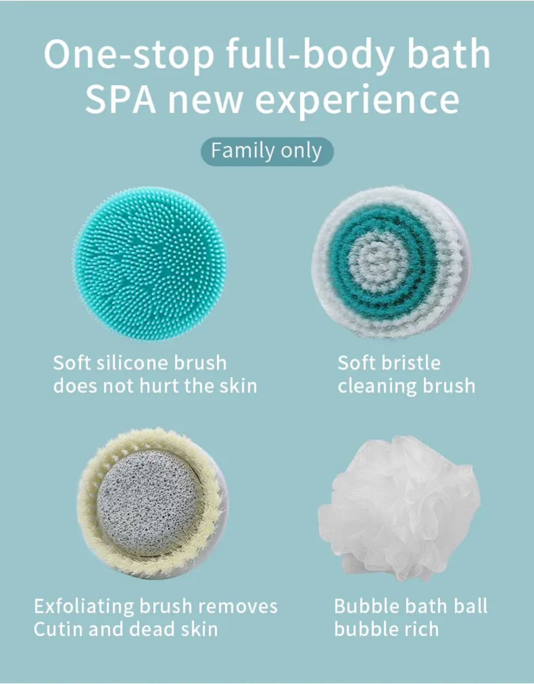 Electric Shower Brush (Imported )