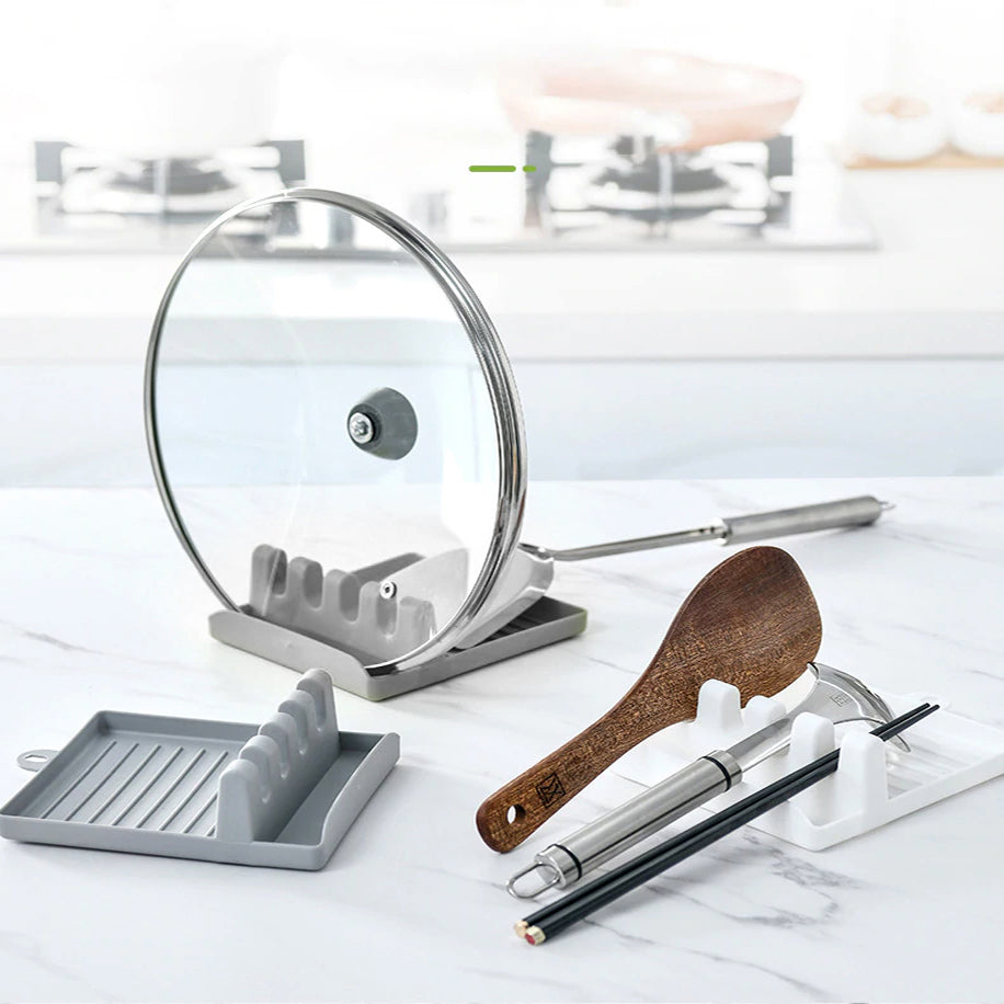 Spoon Rest (plastic) – Kitchen Utensil Rest (random Color)