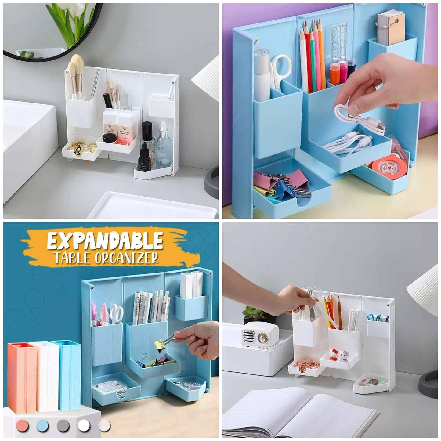 Foldable Table Storage Box Organizer With Box Packing