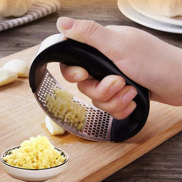 Stainless Steel Handheld Ginger Garlic Curve Mincer