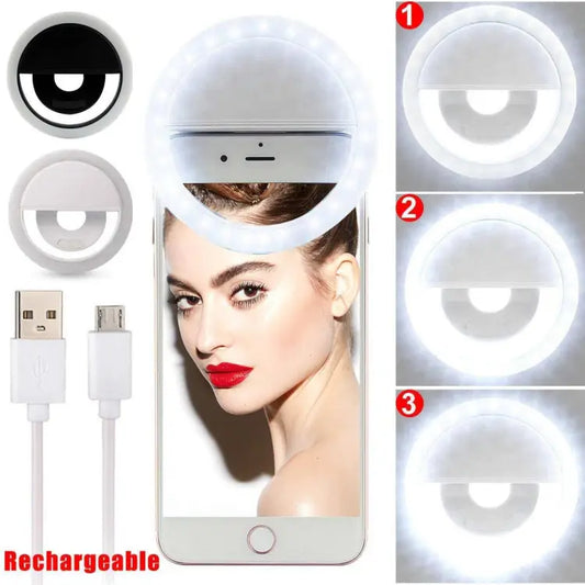 Selfie Ring Light With Led Camera