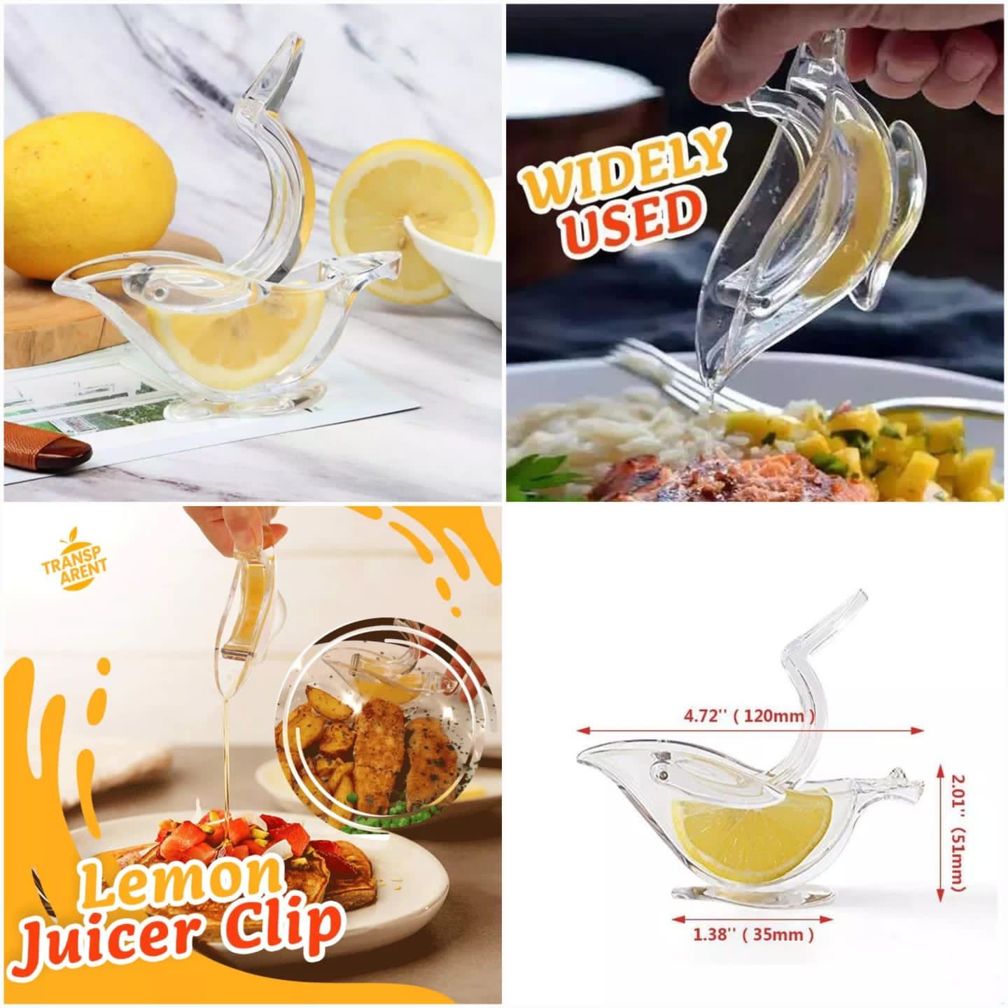 Manual Lemon Clip Portable