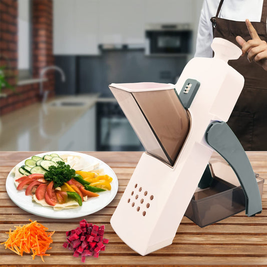 5-in-1 Mandoline Vegetable Slicer & Food Chopper