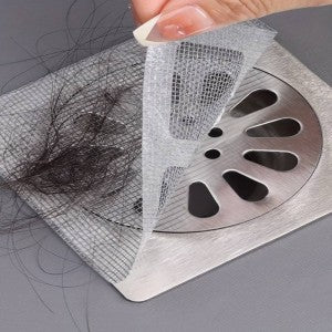 (pack Of 10) Multifunctional Net Sticker Drainer Net For Bathroom