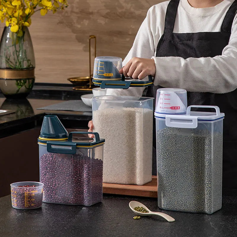 Storage Containers, With Measuring Cup