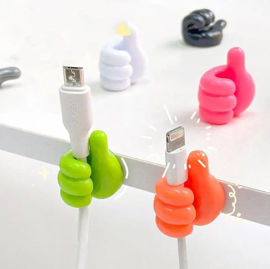 10 Pcs Wall Decoration Hook Creative Silicone Thumb