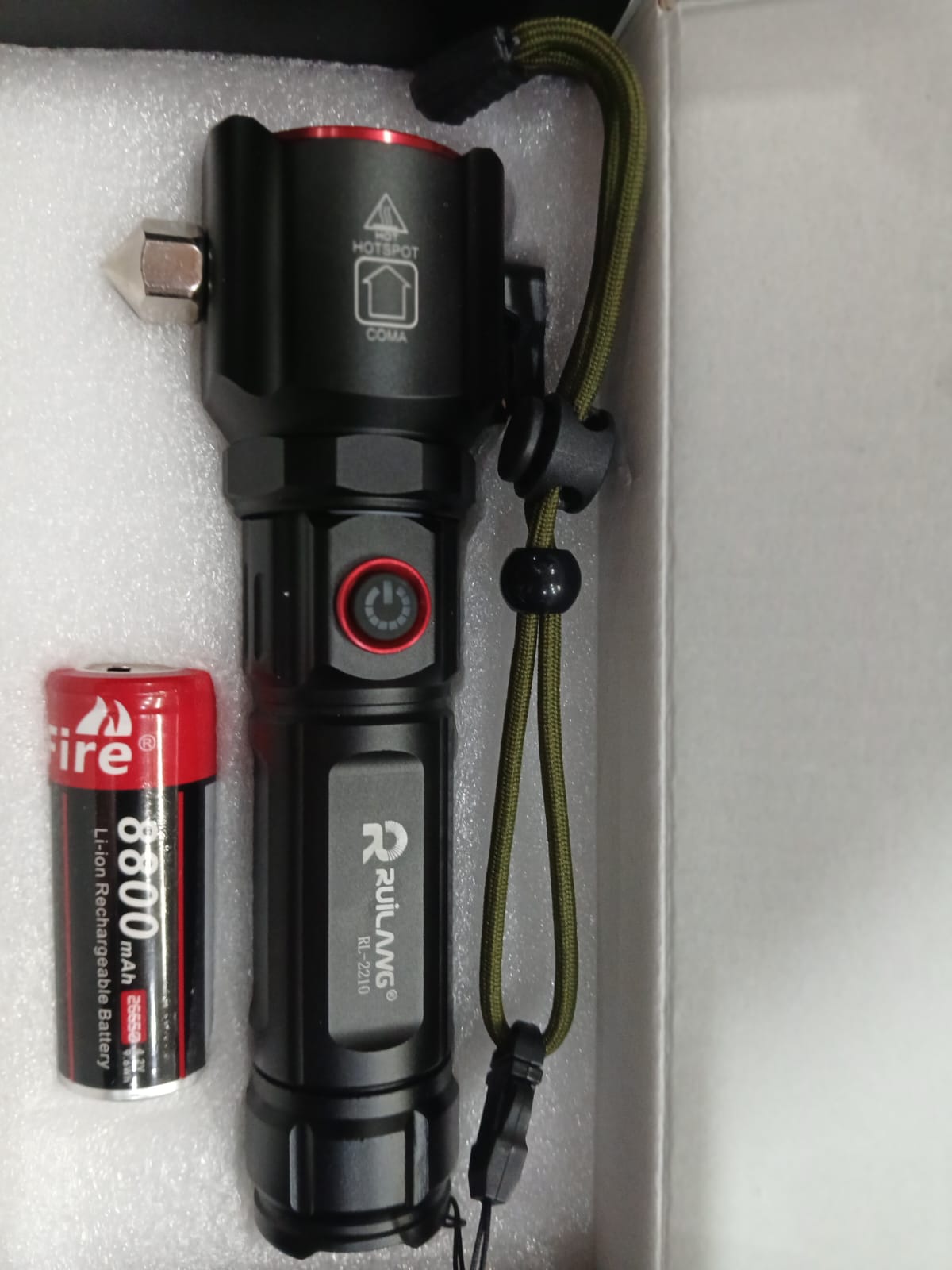 RuiLang RL-2210 Flashlight + Power Bank