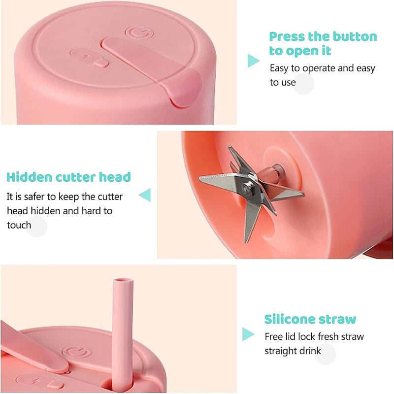 Mini Portable Juicer Blender Rechargeable (Imported)