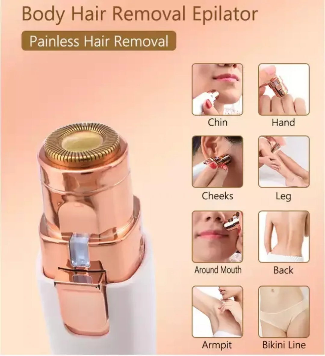 2 in 1 Face Hair Remover (Imported)