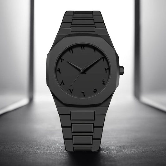 Full Black Aura  Quartz Analog Watch – Men & Boys