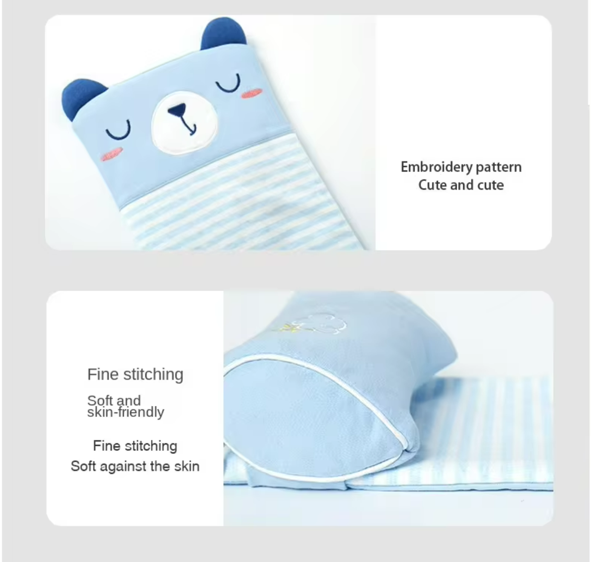 Soft Head Shaping Newborn Pillow for Flat Head Prevention, Breathable & Portable Infant Cushion -