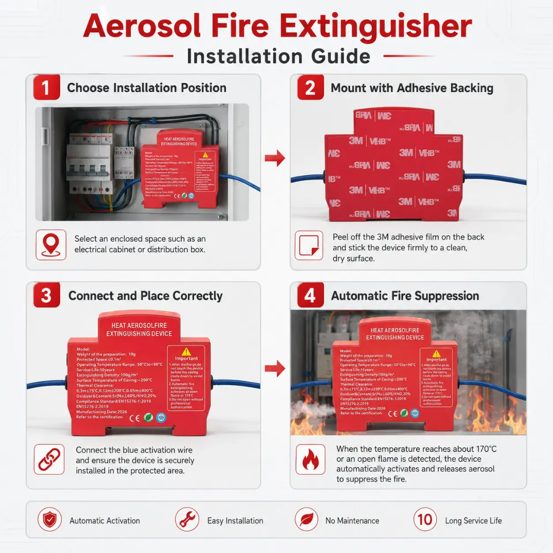 Automatic Heat Fire Extinguisher