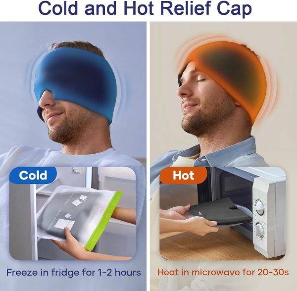 Headache Relief Hat For Migraine Relief, Tension,