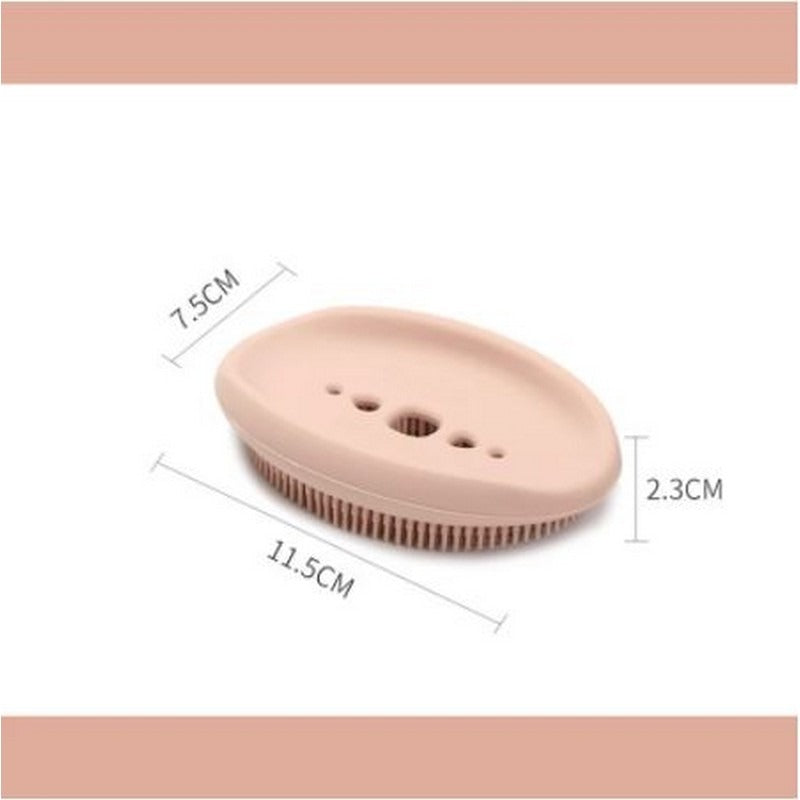 2 in 1 Silicone Soap Holder Double Sided Flexible