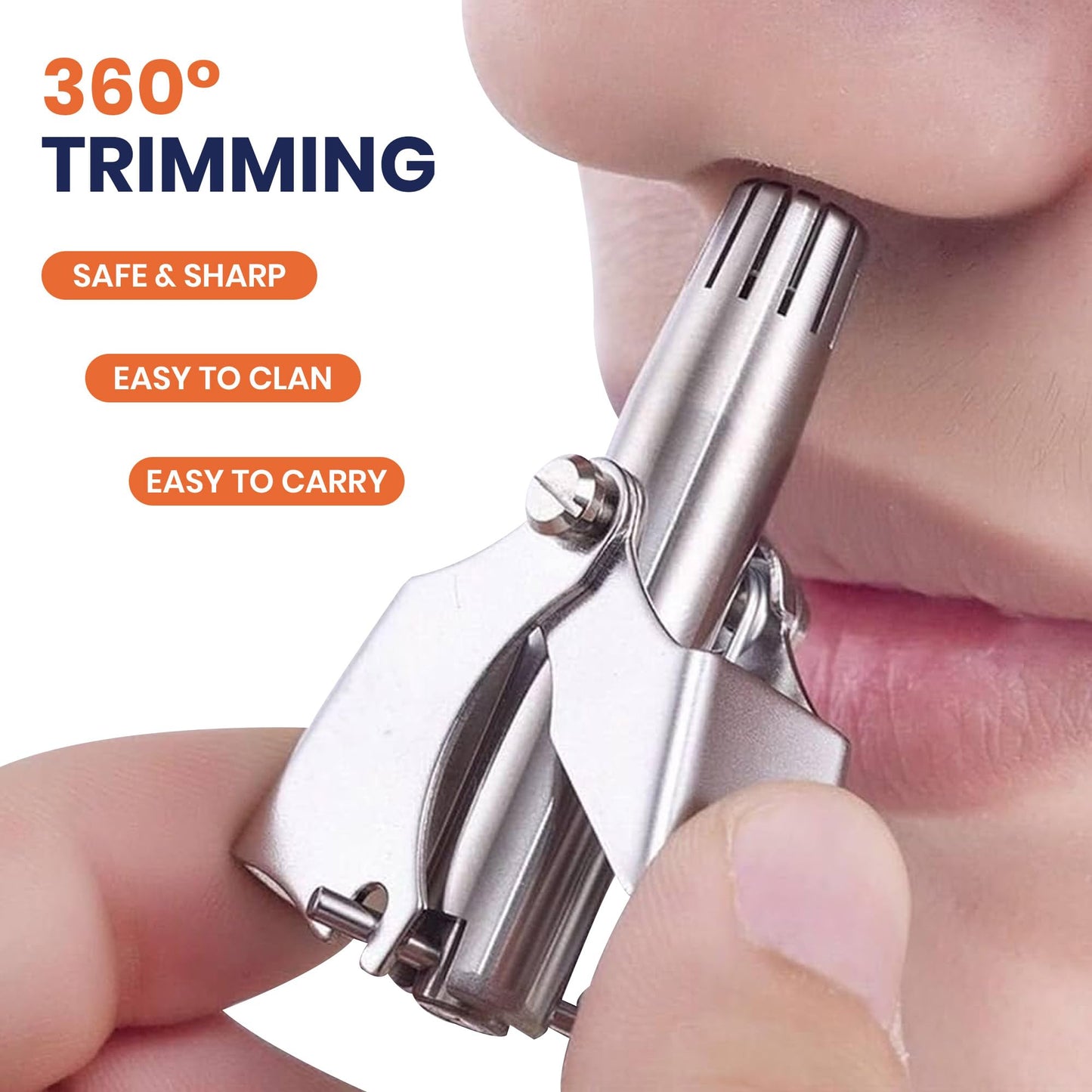 Manual Ear & Nose Hair Trimmer Clipper (Imported)