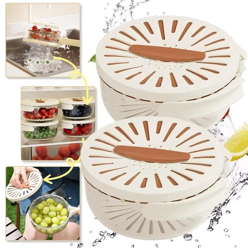 Multi-Functional Vegetable & Fruit Cleaning Basket (Imported)