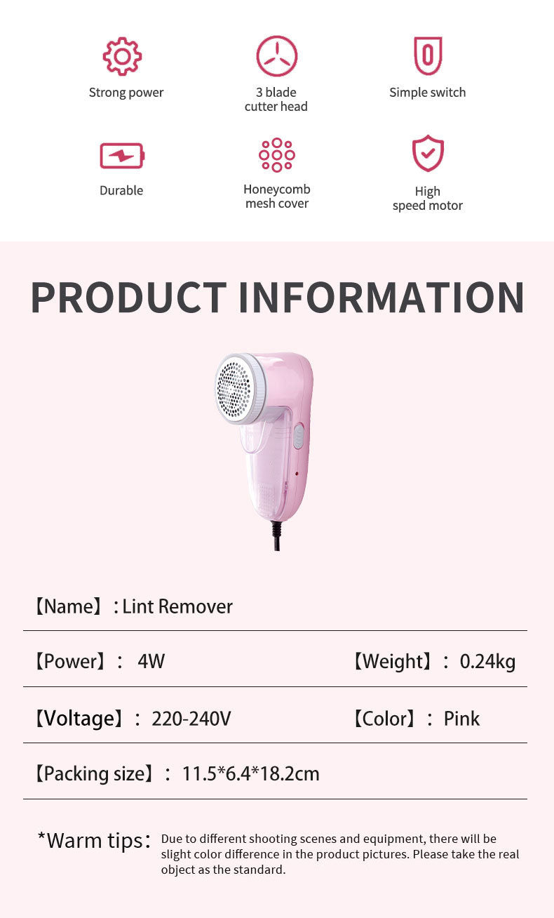 Electric Lint Remover Extended Bin (Imported)