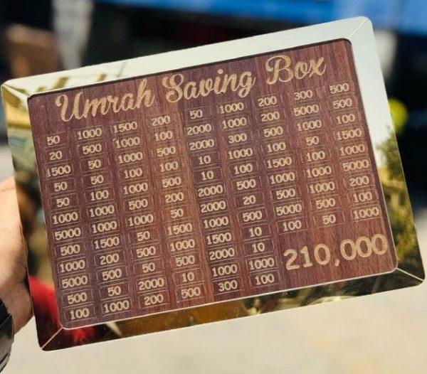 Umrah Saving Box – Saving Box – Box For Umrah Saving