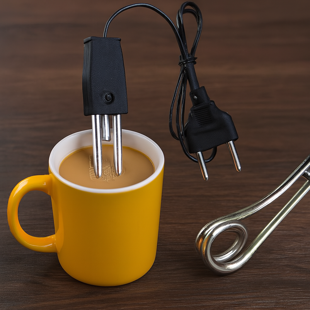 Mini Electric Portable Heating Rod For Instant Water Heating | Compact Travel Immersion Heater For Home, Office, And Outdoor