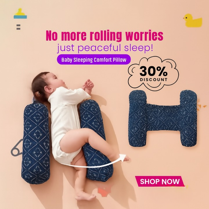 Baby Sleeping Comfort Pillow – Soft Support Pillow
